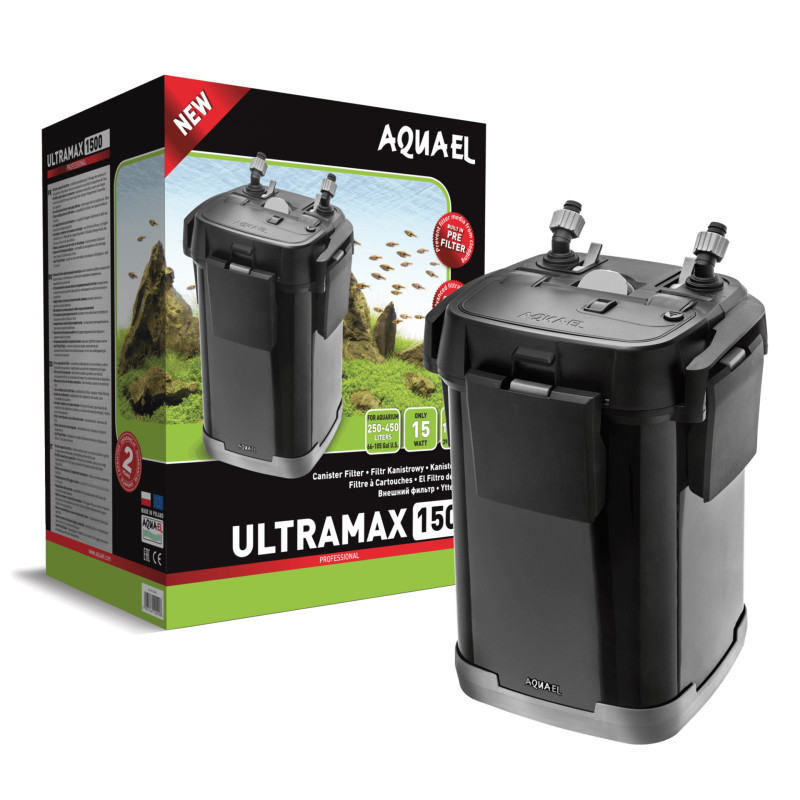 Aquael Filtr Ultramax 1500 - filtr do akwarium 250 - 450l – Gwarancja cichej i wydajnej filtracji