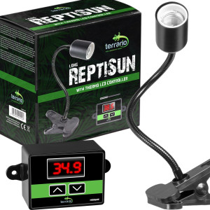 Terrario Long ReptiSun Temperature Control - lampa z termostatem