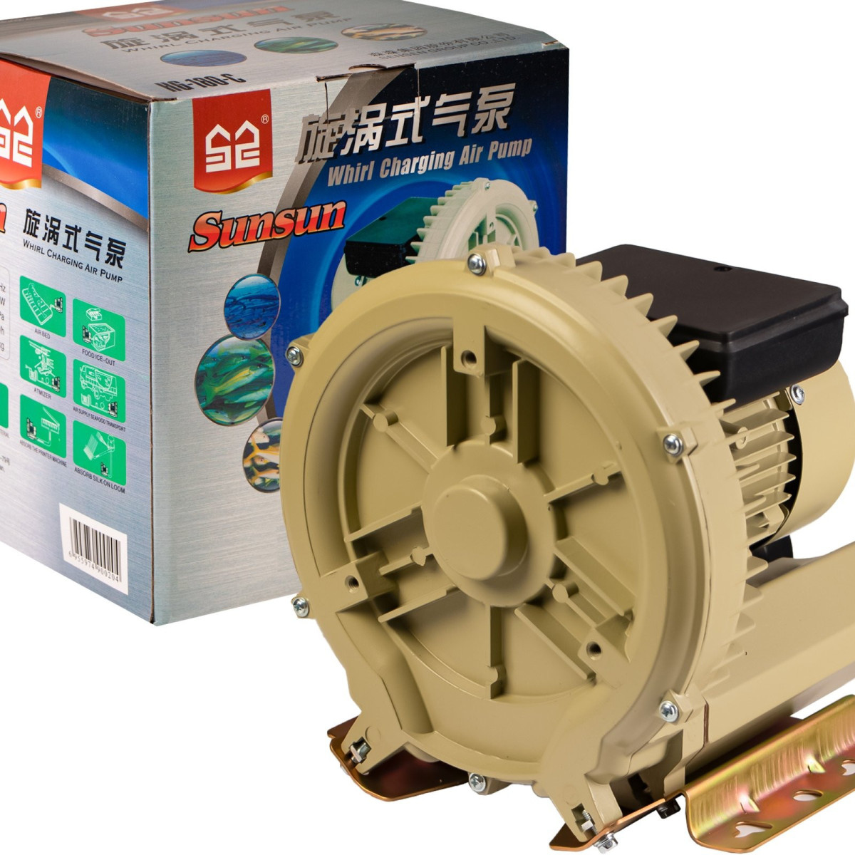 SUNSUN Whirl Air Pump - pompa powietrza ssąco-tłocząca 18.000l/h wydajna, energooszczędna
