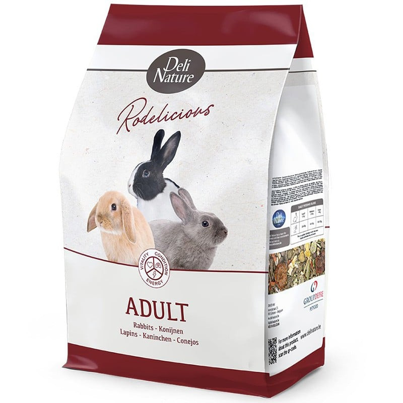 Deli Nature Rodelicious Adult Rabbits - mieszanka dla dorosłych królików 2,5kg