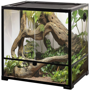 Repti-Zoo Glass Terrarium 60x45x60cm - szklane terrarium z metalową siatką