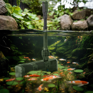 Kruger Meier FusionX 1200 - zestaw fontannowy z filtrem do oczka wodnego