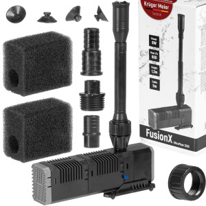 Kruger Meier FusionX 1200 - zestaw fontannowy z filtrem do oczka wodnego