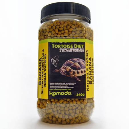 Komodo Tortoise Diet Banana 340g - pokarm dla żółwi