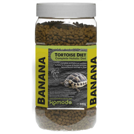 Komodo Tortoise Diet Banana 340g - pokarm dla żółwi