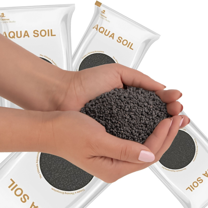 Chihiros Aqua Soil 3l - podłoże do akwarium roślinnego – Gwarancja żyznego startu i stabilnych parametrów wody