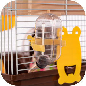 Furrever Friends Miku Homie L Brown - klatka dla małych gryzoni kompletny zestaw