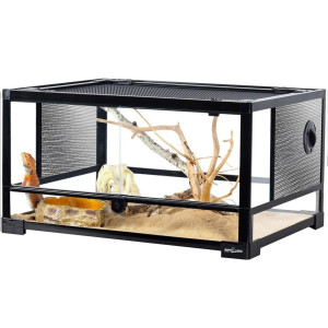 Repti-Zoo Glass Terrarium 60x45x32cm - szklane terrarium z metalową siatką