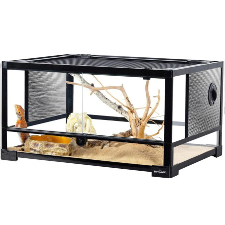 Repti-Zoo Glass Terrarium 60x45x32cm - szklane terrarium z metalową siatką