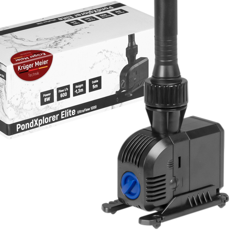 Kruger Meier PondXplorer Elite 1200 - fontanna z filtrem i pompą do oczka wodnego