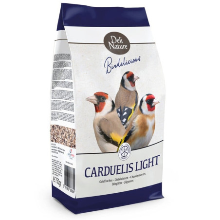 Deli Nature Birdelicious Carduelis Light – mieszanka nasion dla szczygłów lekka 750 g