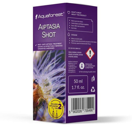 Aquaforest Aiptasia Shot 50ml - Preparat do zwalczania Aiptasii