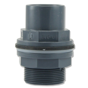 Przelot przez szkło klejony 25mm  (śrubunek KW/KZ/GZ)