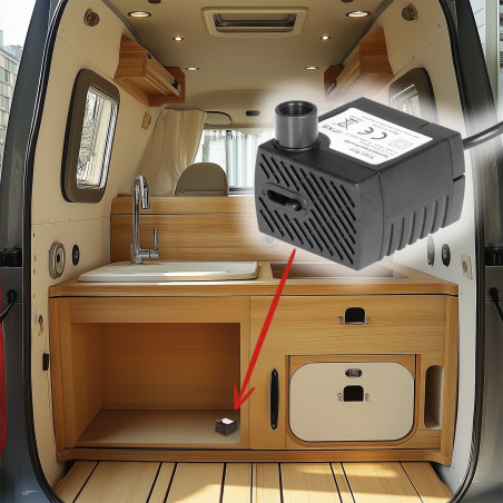 Kruger Meier HydroSpark All Connect - pompa wody 300l/h 12V i 230V