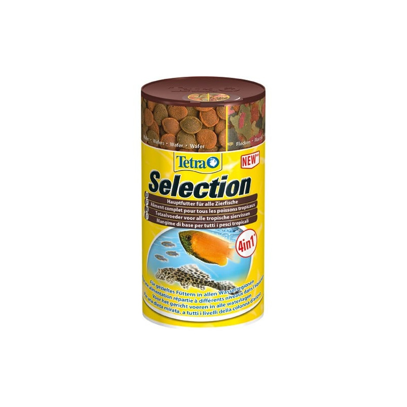 Tetra Selection 250ml - cztery pokarmy w jednej puszce