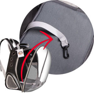 Furrever Friends CatVision Black - plecak transporter dla kota i psa