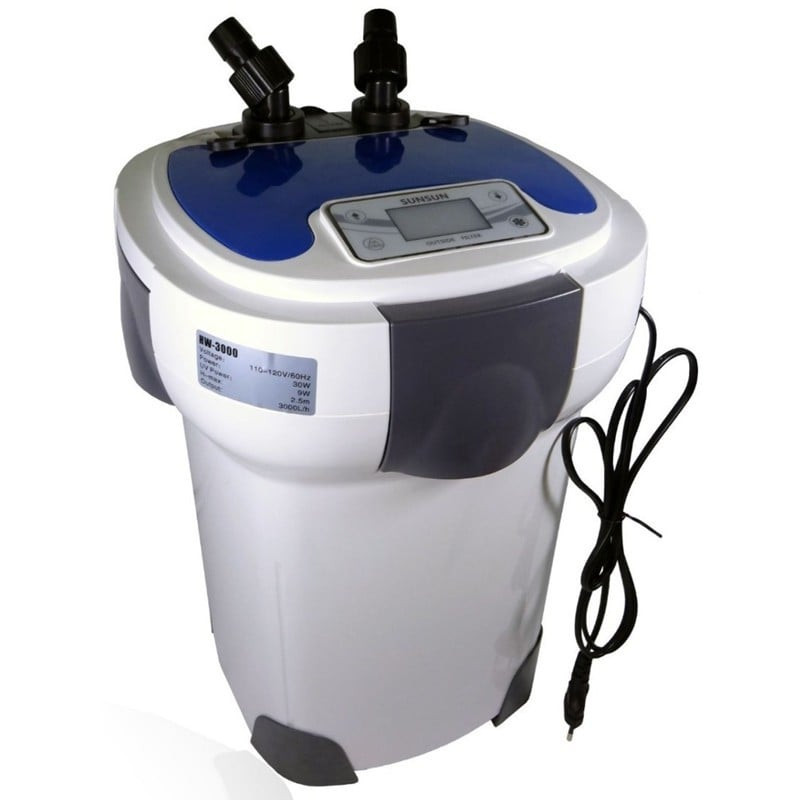 SunSun HW-3000 LCD + UV - filtr zewnętrzny 1200 - 3000l/h – Gwarancja niezawodności i regulowanej wydajności