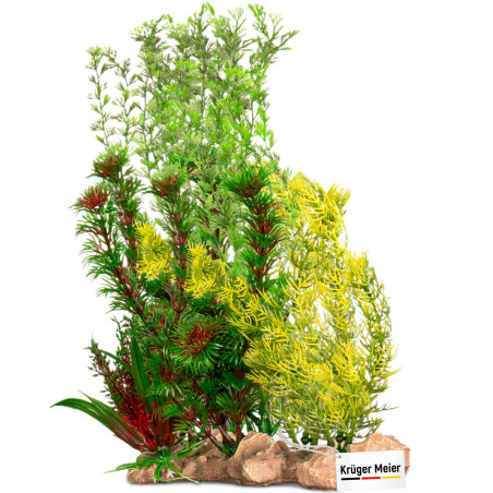 Kruger Meier Plant Forest – Dekoracja roślinna do akwarium 21x7x32 cm