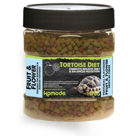 Komodo Tortoise Diet Fruit Flower 170g - pokarm dla żółwi