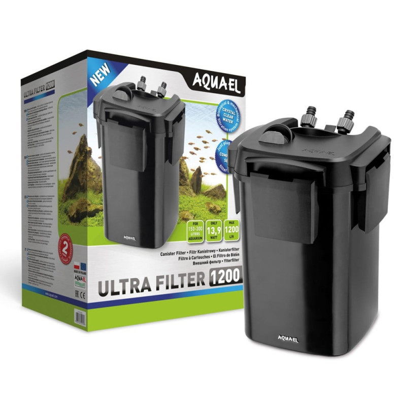 Aquael Ultra Filter 1200 – Gwarancja niezawodności i najwyższej wydajności dla Twojego akwarium