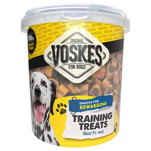 Voskes Training Treats Hearts Mix - przysmaki treningowe serca mix 500g